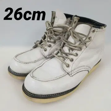 레드윙 별주 BEAMS 화이트 가죽 26cm 8E 빔즈