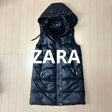 ZARA 블랙 퀼팅 베스트 XS