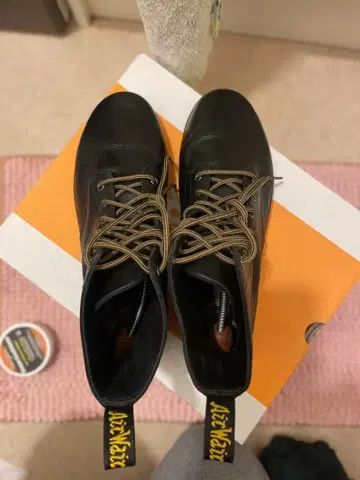 가죽 부츠 블랙 Dr. MARTENS