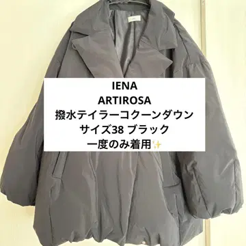 ARTIROSA 발수 테일러 코쿤 다운 블랙 38 택 포함 정품