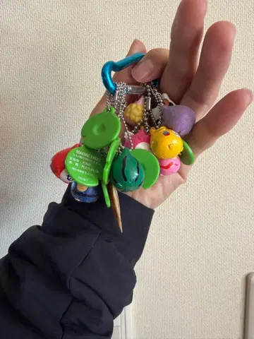 캐릭터 키링 세트 (다색) 프로그