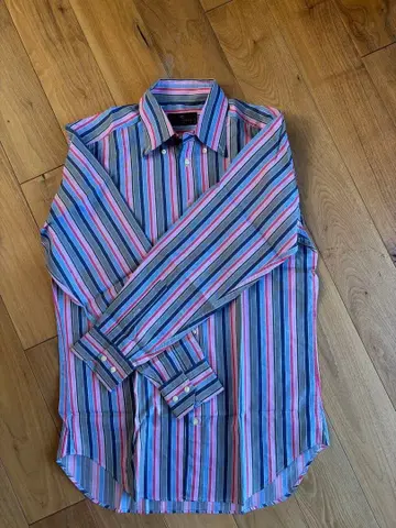 ETRO 스트라이프 긴팔 셔츠