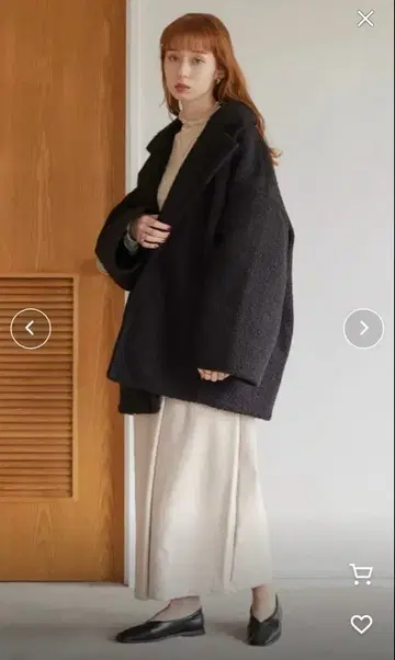 hizatti 블랙 보아 자켓