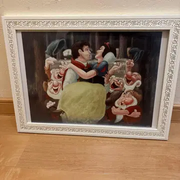 백설공주 아트 프린트 프레임 포함