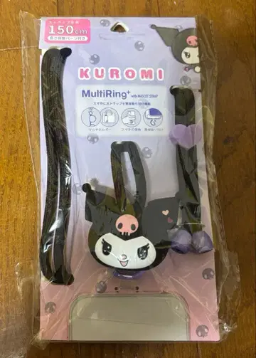 [ 한정품 ] 쿠로미 멀티링 다이컷 택 숄더 스마트폰 스트랩