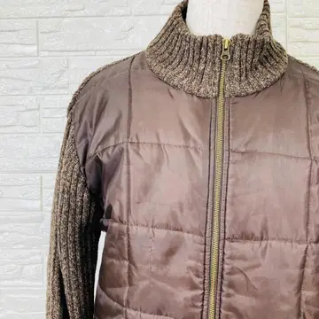 헬스장 니트 퀼팅 자켓 L 풀 집업 [ 2903-1 ]