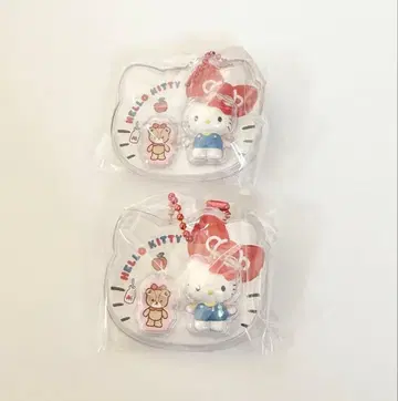 산리오 캐릭터즈 패키지 참 & 초코볼로 헬로키티 2개