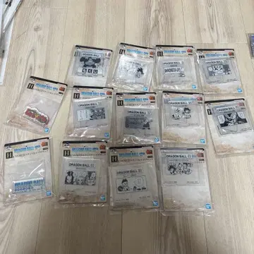 드래곤볼 제일복권 목차 스탠드 로고 블록