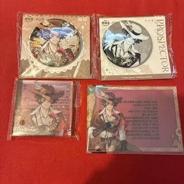 제5인격 식험실 콜라보 4세트 아크릴 블록 캔뱃지 클리어 카드 탐광자