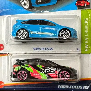 핫휠 미니카 미국판 포드 포커스 RS 2대 세트
