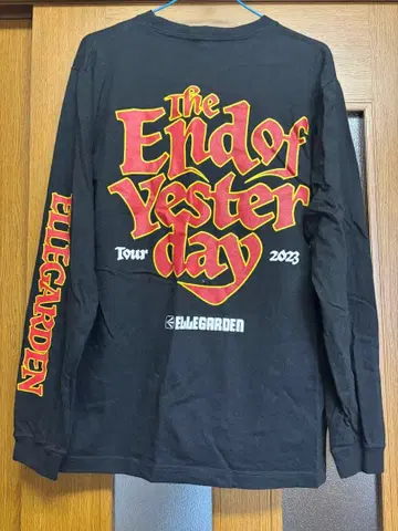 [ 새상품급 ] ELLEGARDEN ,긴팔 롱T, 블랙, L사이즈