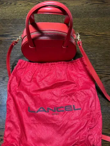 Lancel 빨간색 숄더백 수납 가방 포함