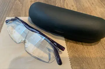 하즈키 라지 클리어 렌즈 1.6배 퍼플 라메