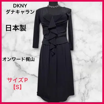 DKNY [다나카란] 원피스 와플 스트레치 종아리 기장 P [S]