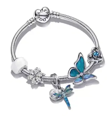 Pandora 팔찌 나비와 잠자리 참