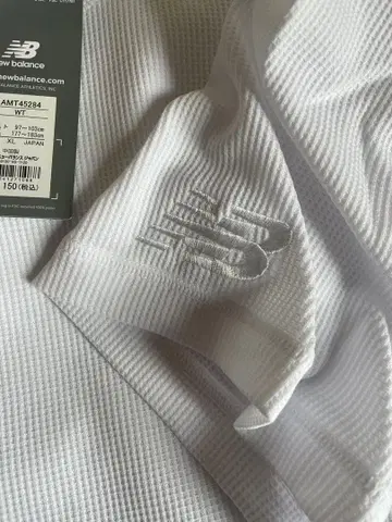 [ 미사용 새상품 ] 뉴발란스 XL 폴리 와플 숏 슬리브 셔츠