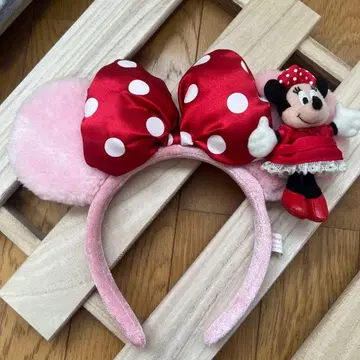 미니 마우스 머리띠 봉제 인형 포함 헤이세이 y2k