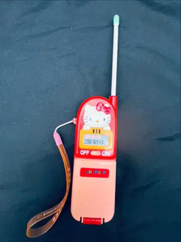 헬로키티 무선 전화기 완구 레어 sanrio