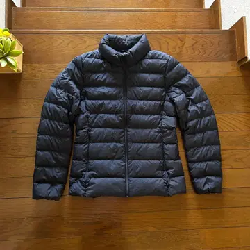 유니클로 울트라 라이트 다운 자켓 코트 네이비 M