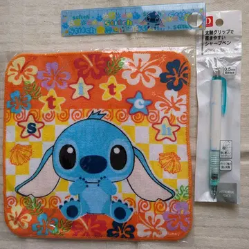 스티치 타월과 눈금자 세트