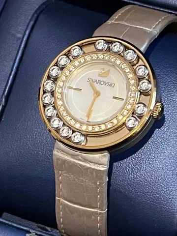 Swarovski 손목시계 골드 실버