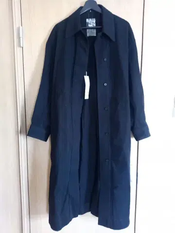 택 포함 미사용 유니클로 U 셔츠 코트 블랙 XL