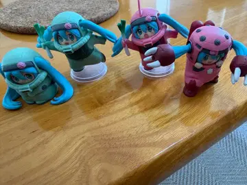 건담 x 미쿠 피규어 컬렉션 가챠 전 4종 컴플리트 세트