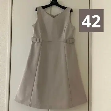 새상품급 레어 42 FOXEY 허리 리본 원피스