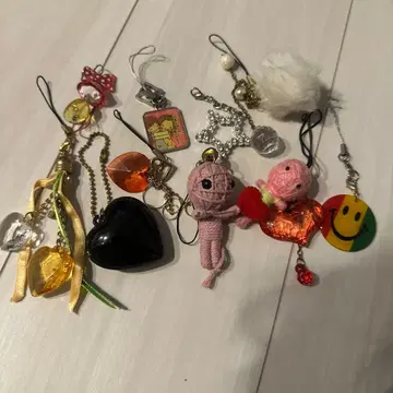 헤이세이 레트로 캐릭터 스트랩 묶음 판매