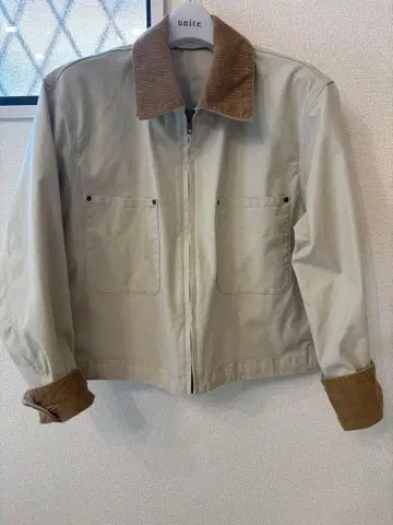 유니클로 집업 숏 자켓 S