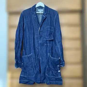 SASSAFRAS 네이비 롱 코트 M