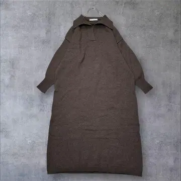 새상품급 저널 스탠다드 리룸 폭스 울 폴로 원피스