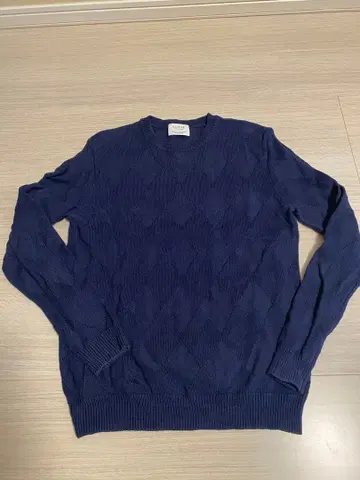 EDIFICE 에디피스 아가일 무늬 니트 스웨터 44