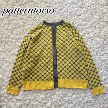 안티카 patterntorso 북유럽 디자인 가디건 루즈핏