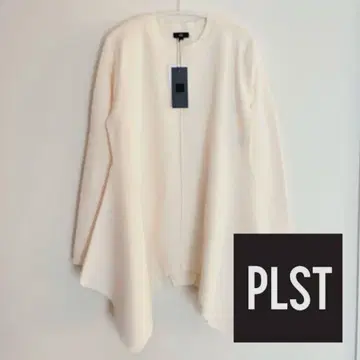 [ 새상품 ] PLST 플라스테 코튼 블렌드 불규칙 헴 스웨터 M