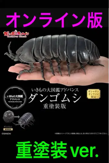 쥐며느리 중채색판 온라인판 생물대도감 어드밴스 블랙 미개봉 새상품