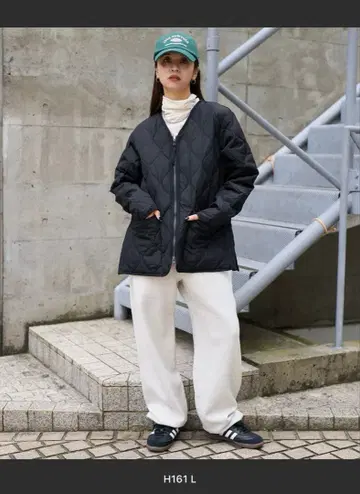 타이온 밀리터리 더블 지퍼 V넥 다운 자켓