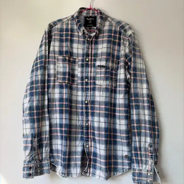 Pepe Jeans 체크 무늬 긴팔 셔츠 73