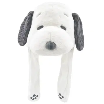 스누피 기믹 봉제 인형 햇 모자