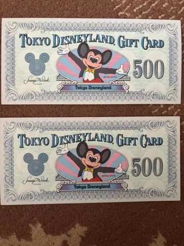 [레어] 도쿄 디즈니랜드 기프트권 컬렉션용 상품 미사용품