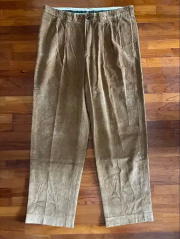 [ L.L.Bean ] 투 턱 와이드 테이퍼드 코듀로이 팬츠