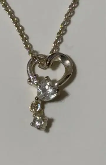 925 실버 하트 목걸이 귀여운