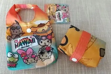 [ 택 포함 새상품 ] 하와이 한정판 산리오 올스타 접기 에코백