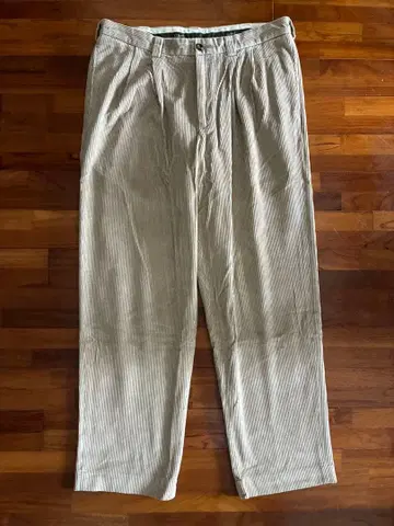 [ L.L.Bean ] 투 턱 와이드 테이퍼드 코듀로이 팬츠
