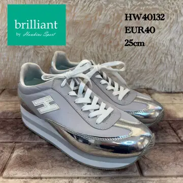 컨디션 최상 호킨스 brilliant 통굽 실버 스니커즈 25cm