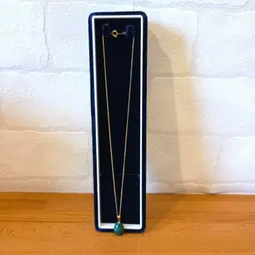 [새상품급] 그린 보더 펜던트 목걸이