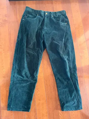 GX1000 다크 그린 코듀로이 팬츠