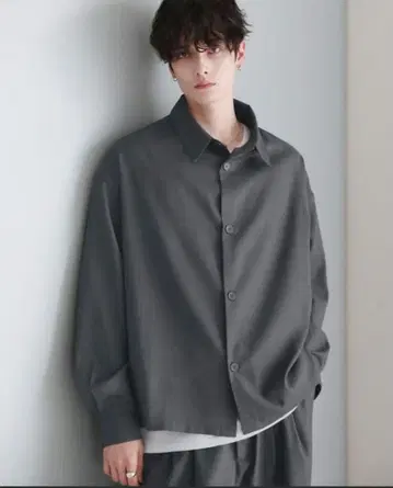 남성용 블라우스 오버 사이즈