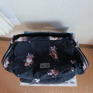 THREE FOUR TIME 고양이 패턴 매니큐어 백