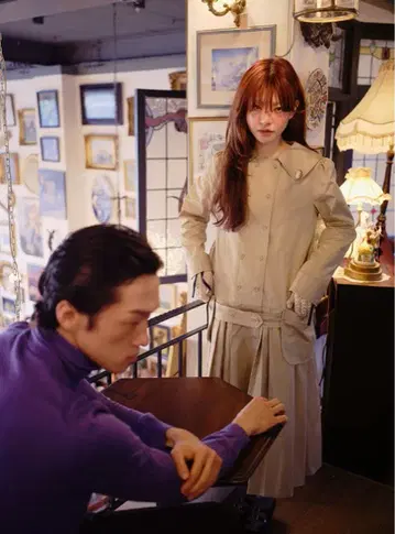 Freckle 트렌치코트 베이지 한국